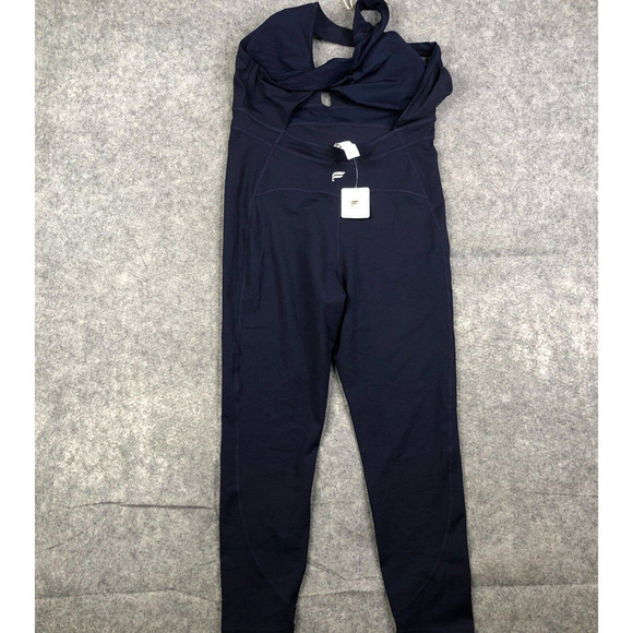 Fabletics Twist Front Pureluxe One Piece 7/8 Size XXL Womens Blue - Picture 1 of 5